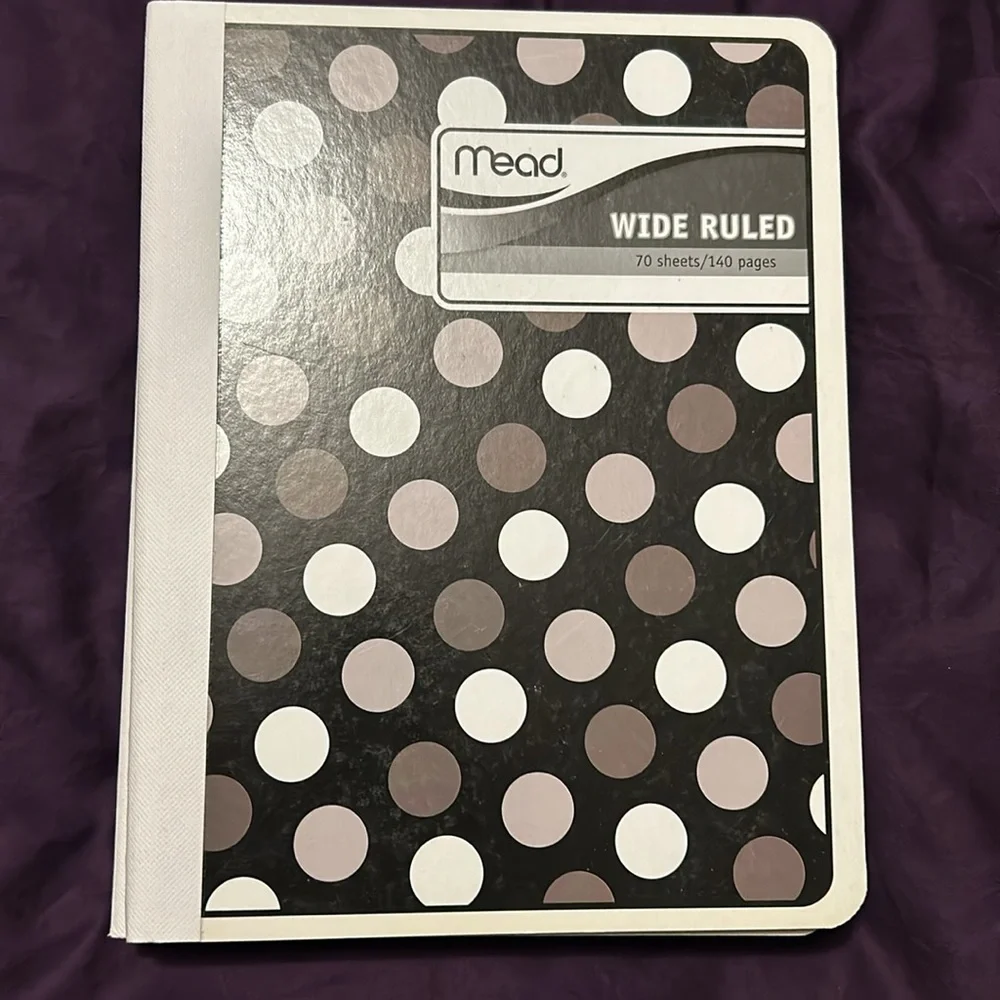 Mead wide ruled composition books